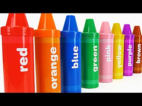 Best Learning Video for Toddlers Learn Colors with Crayon Surprises!