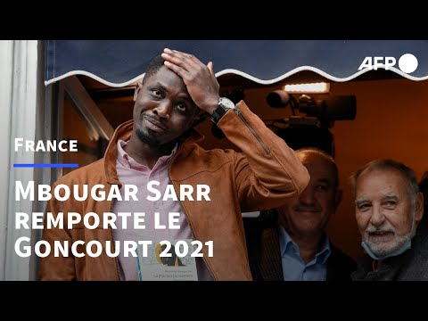 Goncourt 2021 : réaction du Sénégalais Mbougar Sarr | AFP