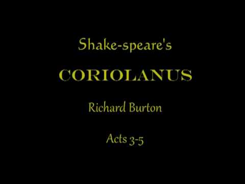 Shake-speare's Coriolanus Acts 3-5