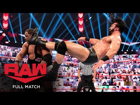 FULL MATCH - Drew McIntyre vs. Keith Lee: Raw, Sept. 21, 2020