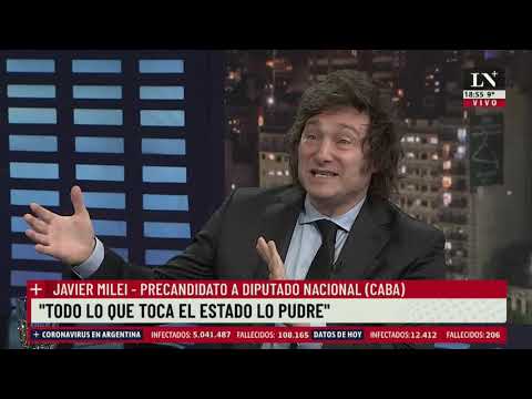 Javier Milei: "Alberto Fernández es el peor Presidente de la historia"