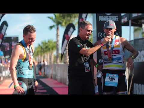 Jack McAfee and Tim Hola talk about winning this year's Ironman Florida triathlon.