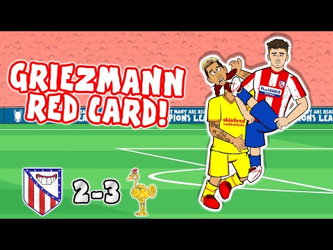 🔴2-3! GRIEZMANN SENT OFF!🔴 Ateltico Madrid vs Liverpool (Champions League Goals Highlights Salah)