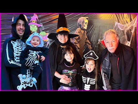 🎃 FIZEMOS UMA GARAGEM ASSOMBRADA DE HALLOWEEN 👻 JÉSSICA GODAR LAURINHA E HELENA E GABRIEL