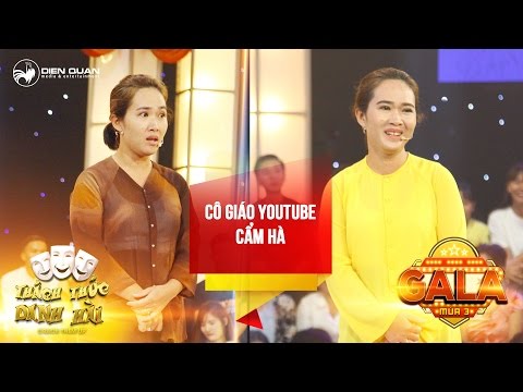 Thách thức danh hài 3 | tổng hợp 2 tiết mục của cô giáo YouTube Cẩm Hà