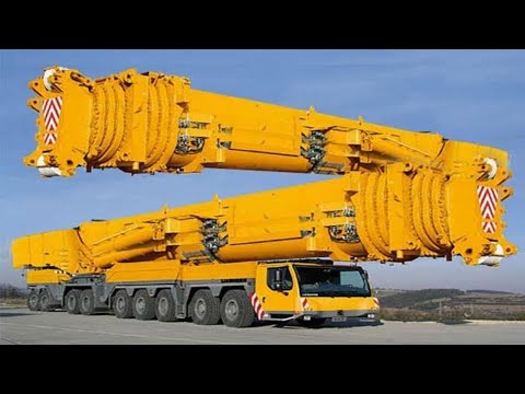 10 Extreme Dangerous Biggest Crane Truck Operator Skill - Biggest Heavy Equipment Machines Working