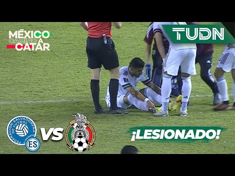 ¡Se va Alexis! Vega sale LESIONADO | El Salvador 0-0 México | Eliminatoria Catar 2021 | TUDN