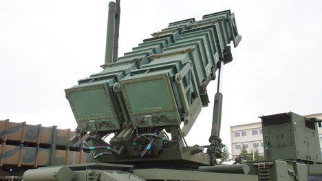 MIM-104 Patriot missiles in at Nara base, Japan