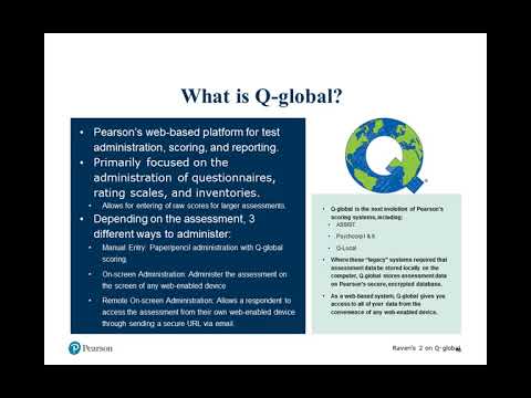 Administering Ravens 2 on Q-global