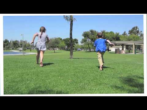 Lucas and Hanna at the Park - July 2012