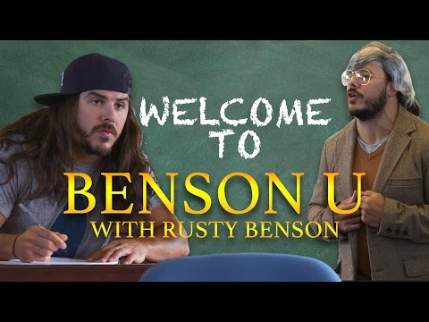 Welcome to Benson U with Rusty Benson