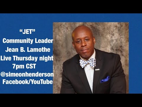 Community Leader Brother "JET" Jean B. Lamothe visits The Simeon Henderson Show