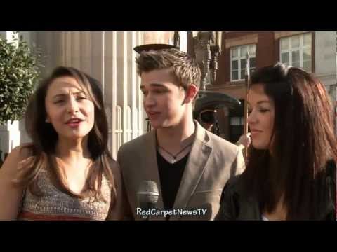 Klariza Clayton Jade Ramsey & Burkely Duffield Interview - House of Anubis Season 2 UK Premiere