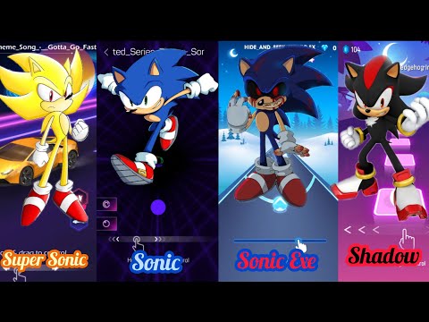 Super Sonic vs Sonic vs Sonic Exe vs Shadow