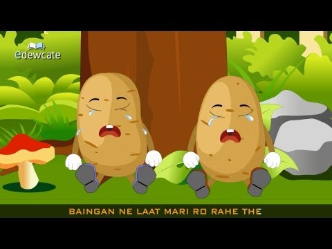 Edewcate Hindi Rhymes - Aloo Kachaloo Beta Kahan gaye the