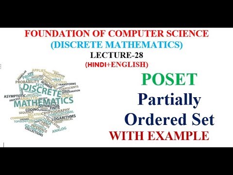 POSET: PARTIALY ORDERED SET WITH EXAMPLE