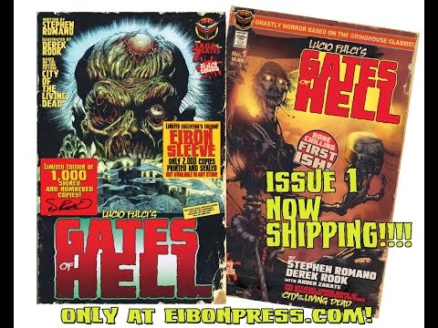 Eibon Press Lucio Fulci Comics Unboxing, Zombie, Gates of Hell, Limited Editions, Signed, Numbered