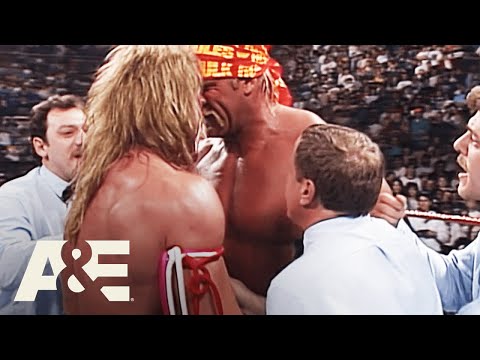 WWE Biography: Hulk Hogan & Ultimate Warrior Rivalry - The UNTOLD Story | A&E