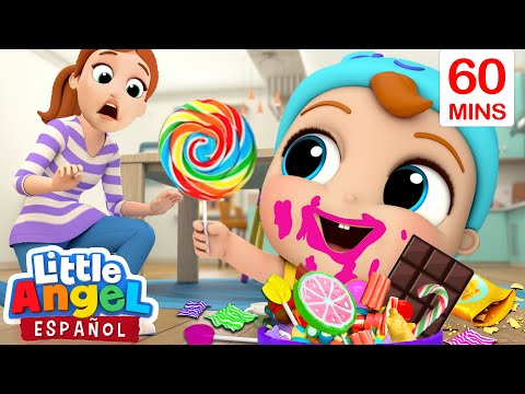 Bebé Juan, ¡No Más Dulces! 🍬🍭🍫 | Canciones Infantiles | Little Angel Español