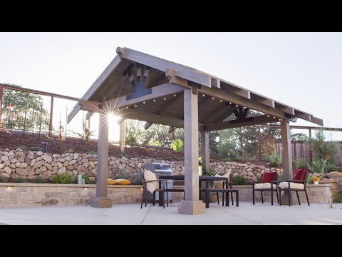 Building A Pavilion With Simpson Strong-Tie Outdoor Accents Avant Collection