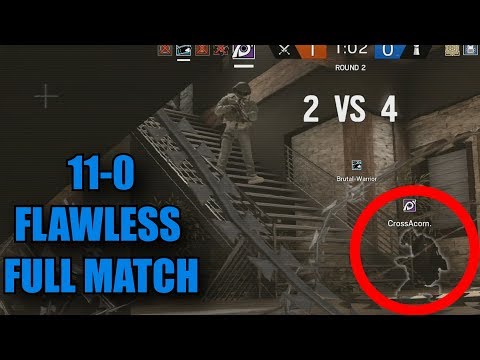 Jackal & Pulse 11-0 Flawless Full Match: Rainbow Six Siege