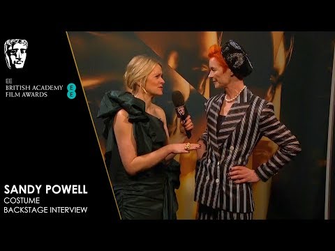 Sandy Powell Reacts to Winning Costume Design for The Favourite | EE BAFTA Film Awards 2019