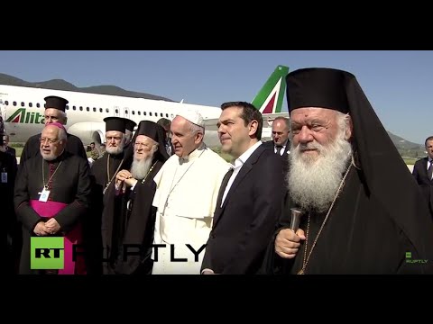 LIVE: Pope Francis visits Greek island of Lesbos