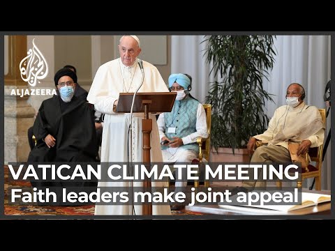 Pope, faith leaders issue joint appeal on climate change to COP26