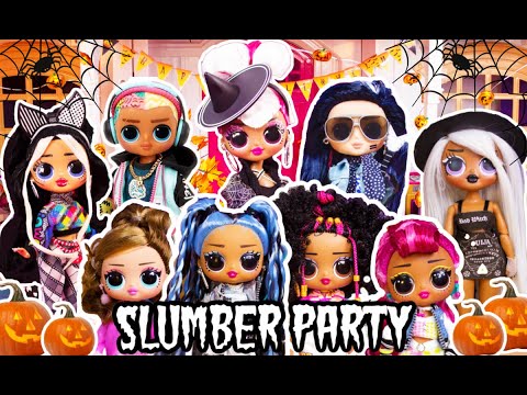 Halloween Slumber Party Sleepover BTW Dolls, OMG dolls Sleepover