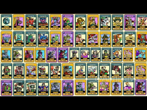 Tower Conquest All Characters Upgraded to MAX level | All cards unlocked #1