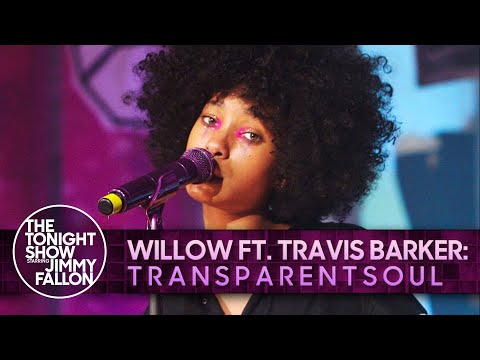 WILLOW ft. Travis Barker: t r a n s p a r e n t s o u l | The Tonight Show Starring Jimmy Fallon