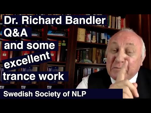 Dr. Richard Bandler for the Swedish NLP Society