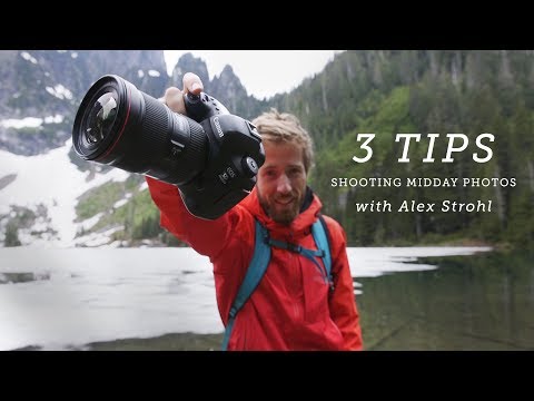 How To Shoot Photos In Midday Light | With Alex Strohl | Vlog | Content | Moment | All the things