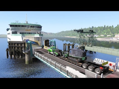 [LIVE 🔴] BEST GAME EVER Washington DLC & Logging Company Haul | American Truck Simulator Gameplay