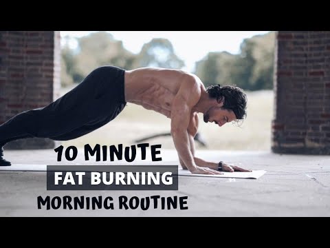 10 MINUTE FAT BURNING MORNING ROUTINE | Do this every day | Rowan Row