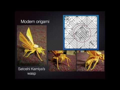 "Folding a New Tomorrow: Origami Meets Math and Science," Thomas Hull