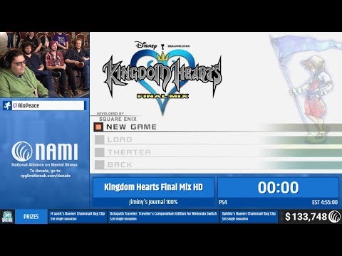 Kingdom Hearts Final Mix HD (Jiminy's Journal 100%) by RioPeace (RPG Limit Break 2019 Part 51)