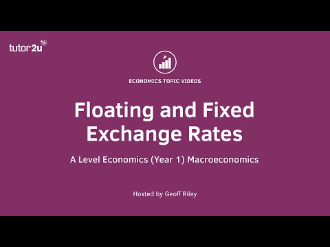 Floating and Fixed Exchange Rates