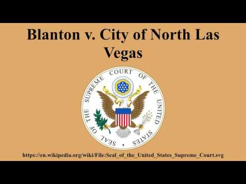 Blanton v. City of North Las Vegas