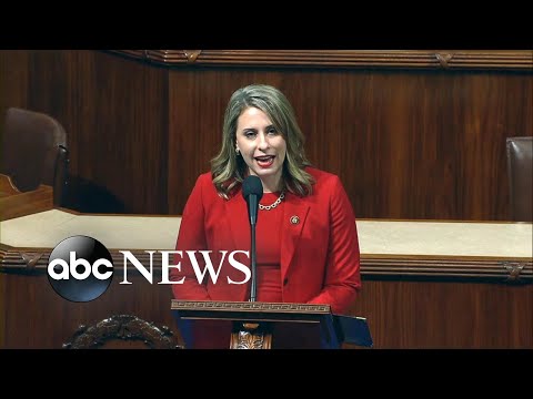 California Representative Katie Hill delivers final speech on House floor