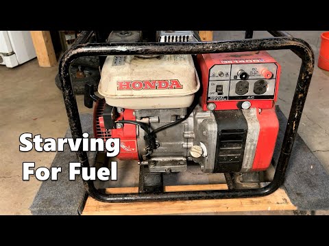 Honda EG1400x Generator - Starving For Fuel