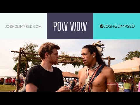 We visit a real Native American POW WOW / USA