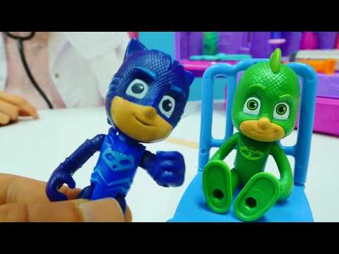 PJ Masks oyuncakları.  Kertenkele çocuk ile video