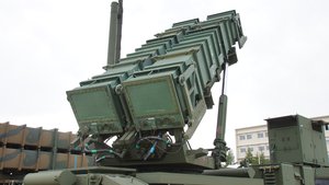 MIM-104 Patriot missiles in at Nara base, Japan