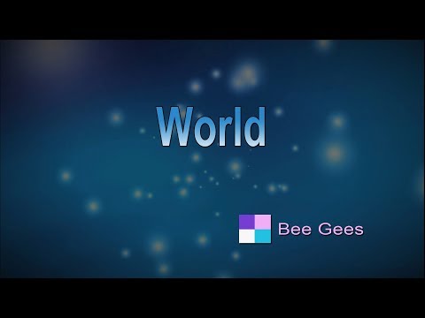 World ♦ Bee Gees ♦ Karaoke ♦ Instrumental ♦ Cover Song