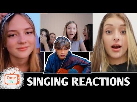 Mereka sampe gak percaya kalo aku orang Indonesia karna nyanyi lagu ini | SINGING REACTIONS OmeTV