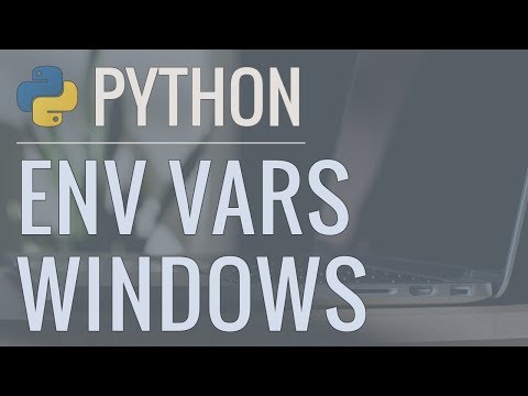 Python Quick Tip: Hiding Passwords and Secret Keys in Environment Variables (Windows)