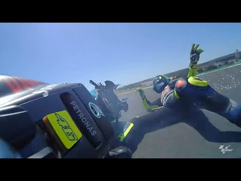 Rossi Crash at Portugal MotoGP 2021 interview