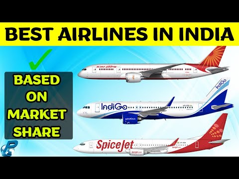 Top 5 Airlines in India | Best Indian Airlines based on Market Share 2021