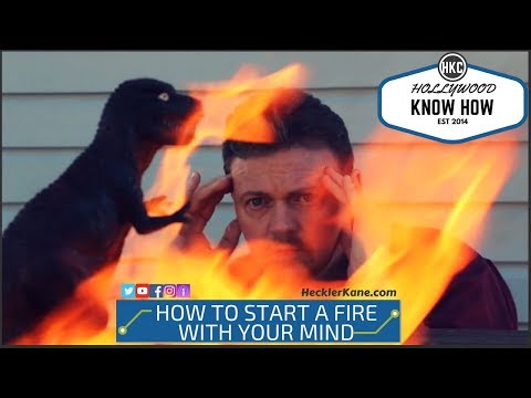 How to Start a Fire with Your Mind DIY Practical Effect